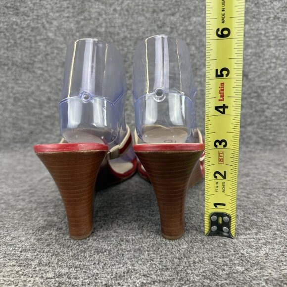 ✅Coldwater Creek Open Toe Wedge Heel Sandals Women’s Size 9M Criss Cross Straps - Picture 6 of 9